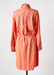Robe mi-longue orange SUMMUM pour femme seconde vue