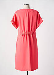 Robe mi-longue rose TOUPY pour femme seconde vue