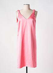 Robe mi-longue rose TOUPY pour femme seconde vue