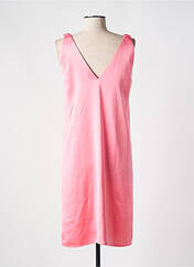 Robe mi-longue rose TOUPY pour femme seconde vue