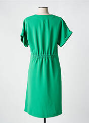 Robe mi-longue vert TOUPY pour femme seconde vue