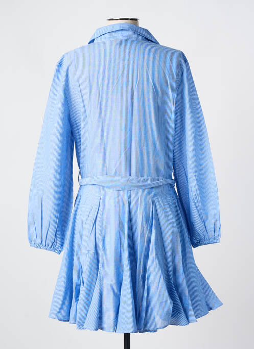 Robe courte bleu THE GOOD FAMILY pour femme