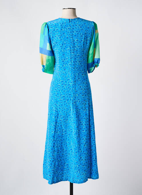 Robe longue bleu TOUPY pour femme