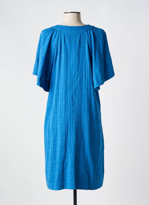 Robe mi-longue bleu STELLA FOREST pour femme