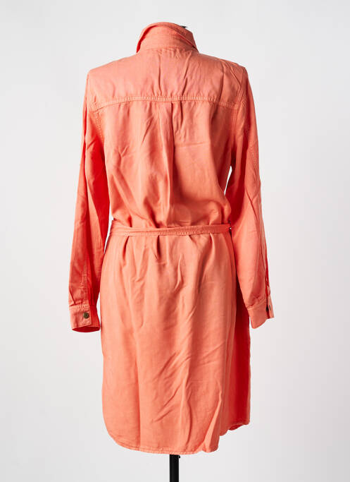 Robe mi-longue orange SUMMUM pour femme