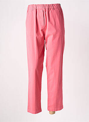Pantalon large taille normale taille normale rose HOD femme