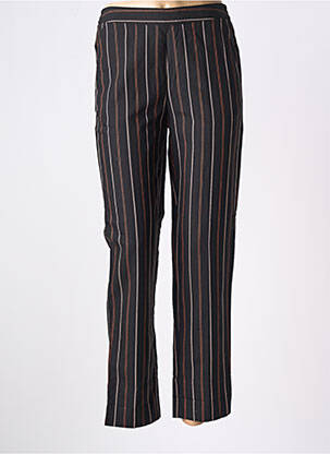 Pantalon droit taille normale taille normale noir MKT STUDIO femme