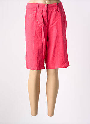 Bermuda coupe droite taille normale rose GARDEUR femme