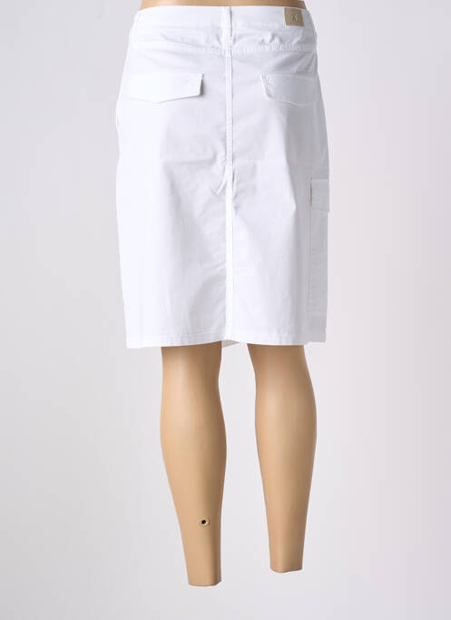 Jupe mi-longue blanc GARDEUR pour femme