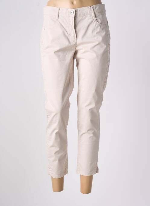 Pantalon 7/8 beige GARDEUR pour femme