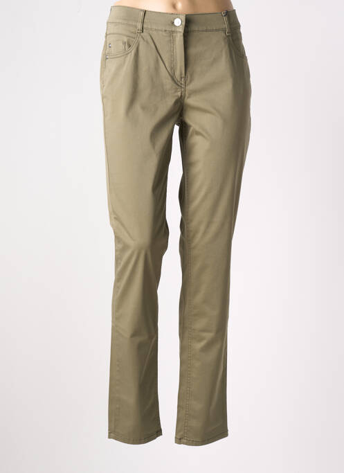 Pantalon droit vert GARDEUR pour femme