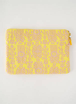 Pochette doublure jaune BELLA JONES femme