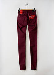 Jeans coupe slim violet REPLAY pour femme seconde vue