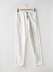 Pantalon slim blanc HUIT SIX SEPT pour femme seconde vue