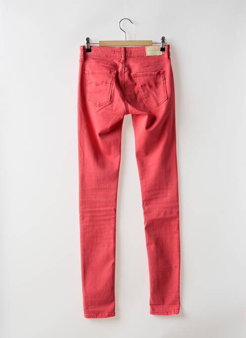 Jeans coupe slim rouge REPLAY pour femme