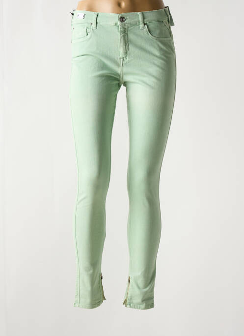 Jeans coupe slim vert REPLAY pour femme