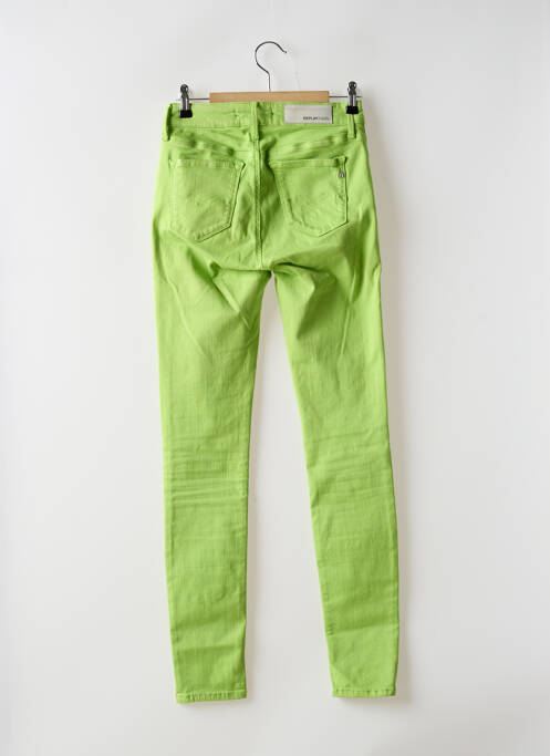 Jeans coupe slim vert REPLAY pour femme