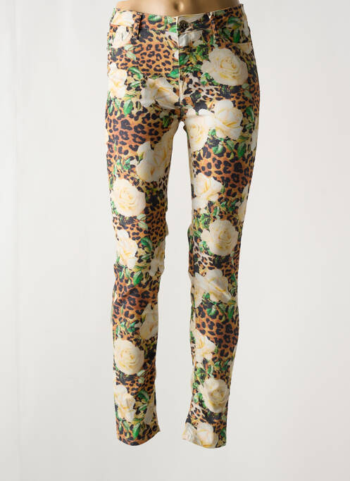 Pantalon slim marron FRACOMINA pour femme