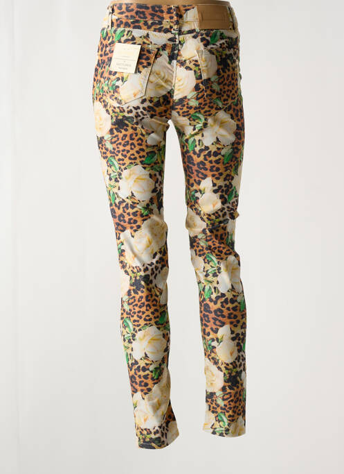 Pantalon slim marron FRACOMINA pour femme