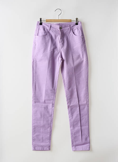 Pantalon slim violet KOCCA pour femme