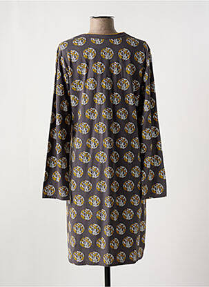 Chemise de nuit manches longues jaune PASTUNETTE femme