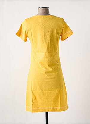 Chemise de nuit manches courtes jaune REBELLE BY PASTUNETTE femme