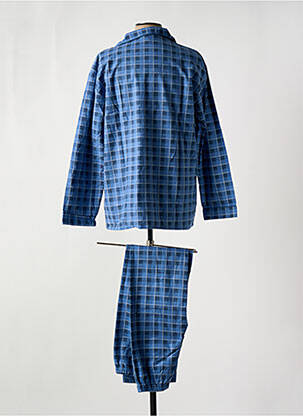 Pyjama coupe droite bleu OUTFITTER homme