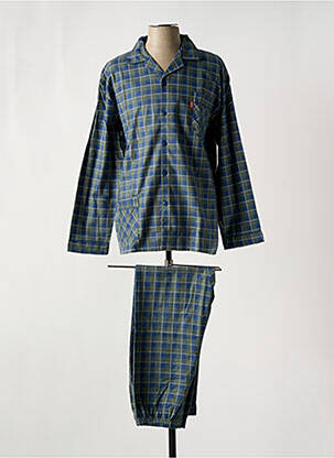 Pyjama coupe droite vert OUTFITTER homme