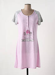 Chemise de nuit rose MASSANA pour femme seconde vue