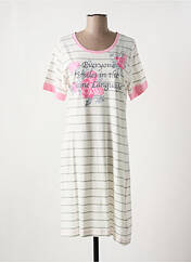 Chemise de nuit rose PASTUNETTE pour femme seconde vue