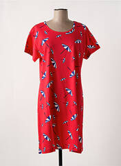 Chemise de nuit rouge PASTUNETTE pour femme seconde vue