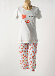 Pyjama orange REBELLE BY PASTUNETTE pour femme seconde vue