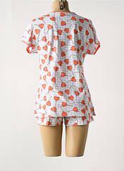 Pyjashort orange REBELLE BY PASTUNETTE pour femme seconde vue