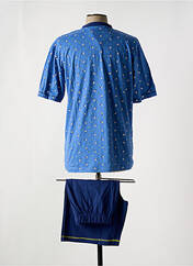 Pyjashort bleu JET 7 pour homme seconde vue