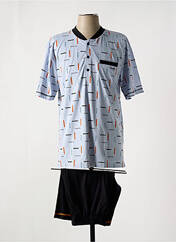 Pyjashort noir JET pour homme seconde vue