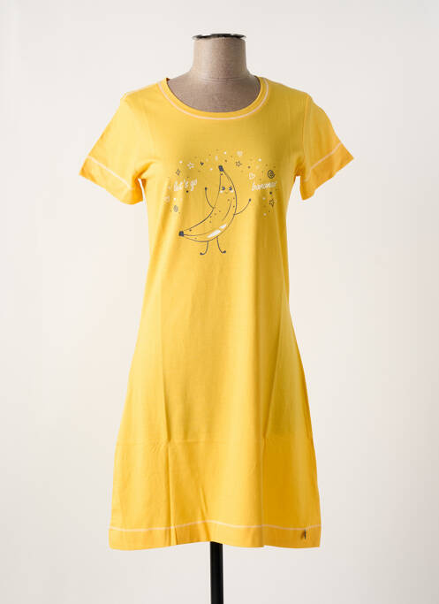 Chemise de nuit jaune REBELLE BY PASTUNETTE pour femme