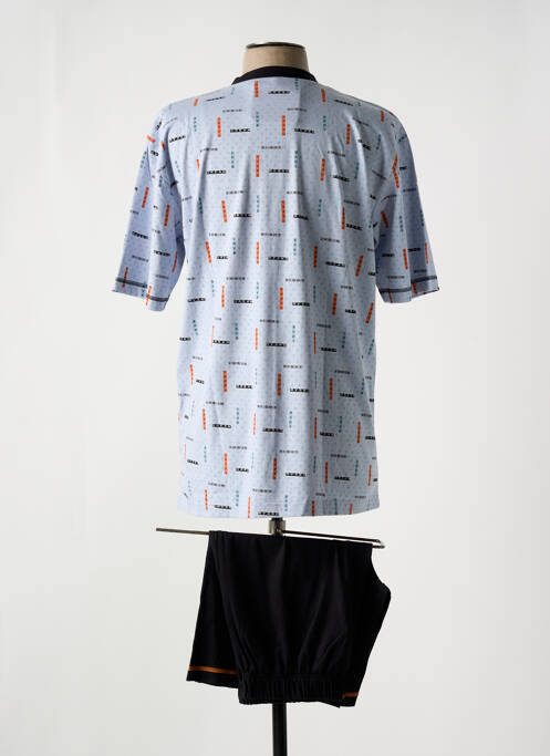 Pyjashort noir JET pour homme