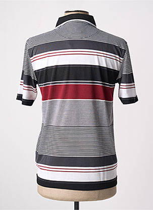 Polo coupe cintrée manches courtes gris GS CLUB homme