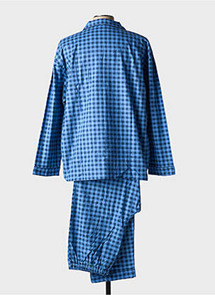 Pyjama coupe droite bleu OUTFITTER homme