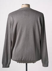 Gilet manches longues gris PAUL RHODAMEL pour homme seconde vue