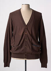 Gilet manches longues marron BERAC pour homme seconde vue