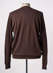 Gilet manches longues marron BERAC pour homme seconde vue