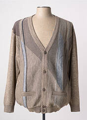Gilet manches longues marron PAUL RHODAMEL pour homme seconde vue