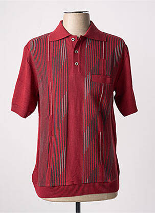 Polo rouge PAUL RHODAMEL pour homme