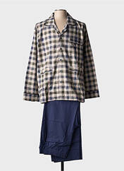Pyjama bleu ARMORIAL pour homme seconde vue