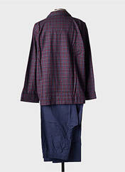 Pyjama bleu ARMORIAL pour homme seconde vue
