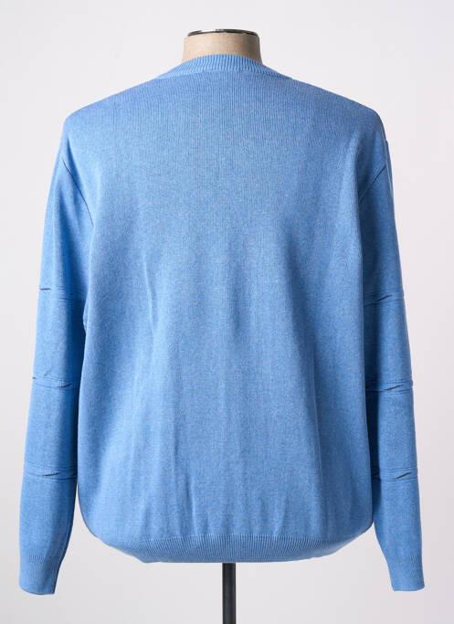 Gilet manches longues bleu PAUL RHODAMEL pour homme