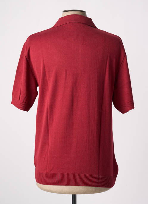 Polo rouge PAUL RHODAMEL pour homme