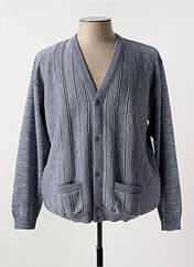 Gilet manches longues bleu PAUL RHODAMEL pour homme seconde vue