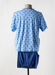 Pyjashort bleu ELIAN pour homme seconde vue